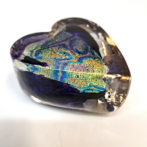 DB-950 Heart Paperweight-Purple $52 at Hunter Wolff Gallery